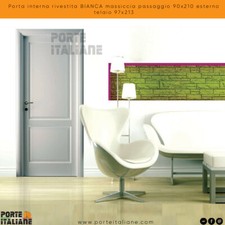 Porta interna rivestita BIANCA