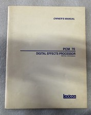 pcm 70 owner’s manual Digital Effect Processor