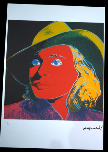 Litografia andy warhol x - warhol,, 50