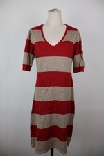 TOMMY HILFIGER VESTITO ABITO DONNA TG. L WOMAN CASUAL VINTAGE DRESS MANICA CORTA