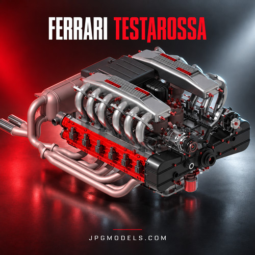 Motore ferrari testarossa - motore,