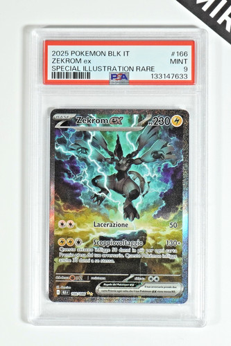 Pokemon psa zekrom - ex, #166