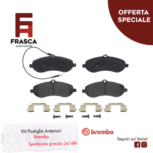 Pastiglie freno anteriori - pastiglie,