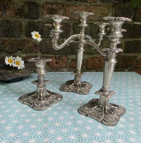 Set luci candelabri placcati - set, 5
