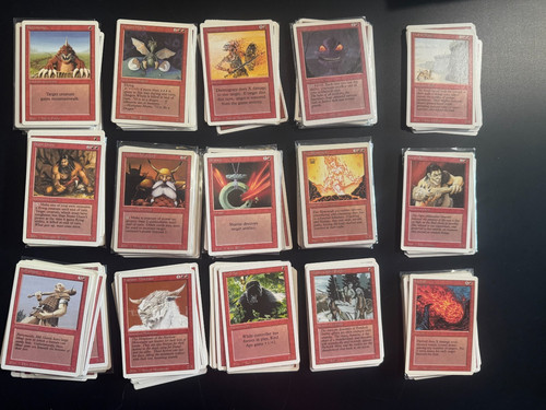 Mtg edizione revisionata - mtg, rosso