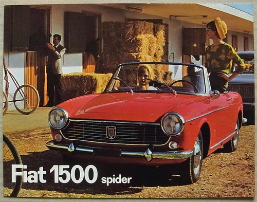 Fiat 1500 spider usa depliant - fiat,