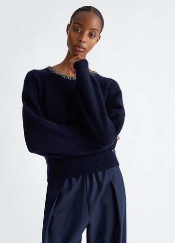Liu black maglia - black, lana
