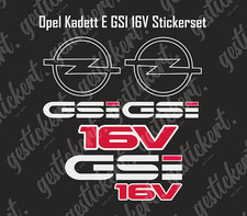 1 Set Adesivi per Opel Kadett E GSI 16V Sticker Decal Tuning Auto