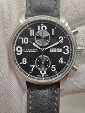 Hamilton Khaki Officer, Automatic Chrono - H71716333 - raro
