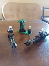LEGO Star Wars Speeder Bikes Troopers Luke Skywalker light saber