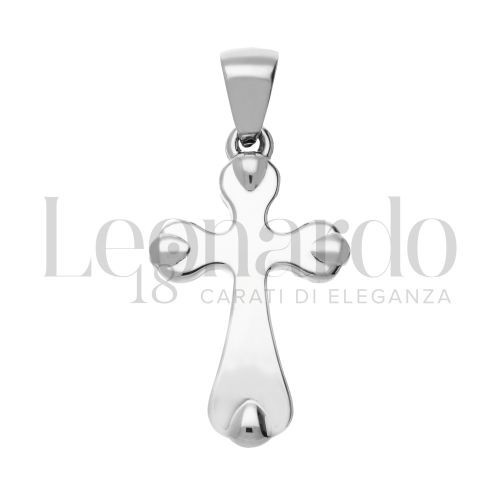 Ciondolo croce uomo oro - , bianco