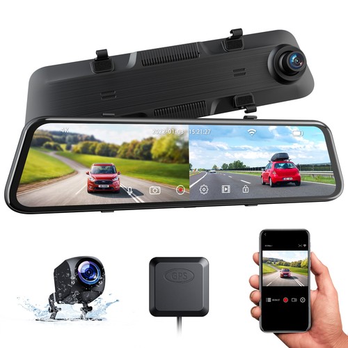 Specchio dash cam wifi - cam,