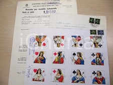 1946 BERGAMO Brevetto ditta MASENGHINI carte da gioco lombarde *RARO