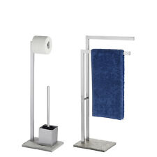 ACCESSORI BAGNO PIANTANA PORTA SALVIETTE ASCIUGAMANI E/O SCOPINO ROTOLO GRANIT