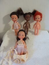 FURGA 4 MINI BAMBOLE FURGA (n.10311) collezzionabili  ANNI 80----- (BA01)