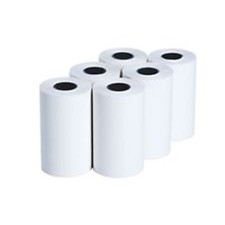 0554 0568 CARTA TERMICA PER STAMPANTE  CONFEZIONE 6 ROTOLI TESTO