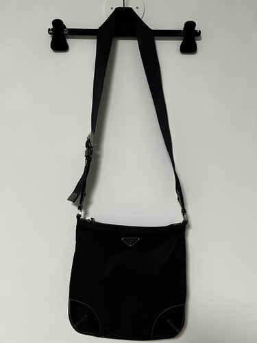 Prada nylon crossbody black - crossbody,