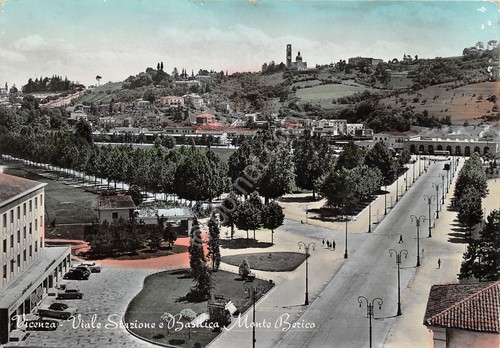 Cartolina vicenza viale - cartolina,