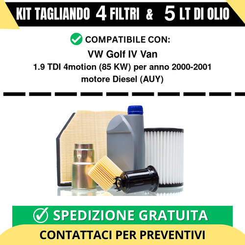 Tagliando per golf van - per,