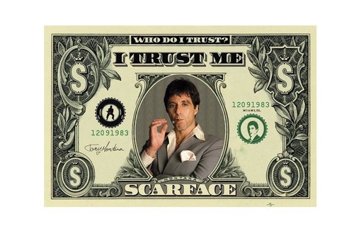 Poster grande dollaro scarface - grande,