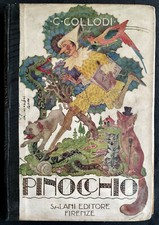 LE AVVENTURE DI PINOCCHIO (Collodi) Salani 1934