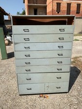 CASSETTIERA INDUSTRIALE ANNI 50