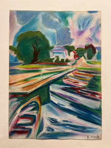 Edvard munch disegno - munch, su