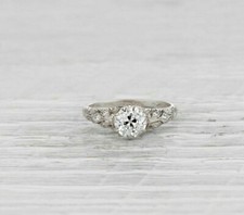 1.30Ct Round Cut White Diamond