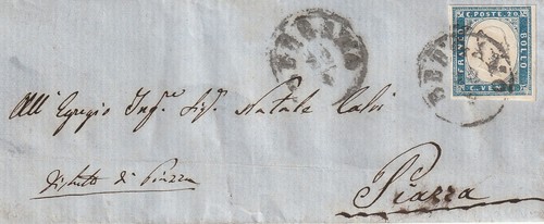 6129 regno lettera del 1861 - 6129-regno, -lettera