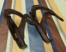 Coppia di Gabbie Elite Custom Race Borraccia Bici Strada Usate Nero Opaco