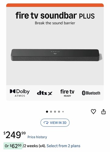 Amazon fire soundbar - amazon, plus