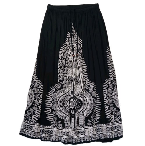 Maxi gonna gypsie blu boho - gonna, m