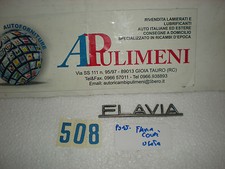 FREGIO-LOGO-SIGLA-SCRITTA (BADGE) POSTERIORE LANCIA FLAVIA 1° S. COUPE' (USATA)