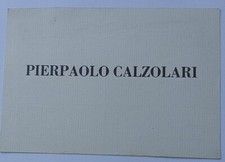 Pier Paolo CALZOLARI, Arte Povera, invito mostra Studio Bocchi, Roma 1991 