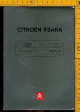 Libretto Uso e Manutenzione Auto Citroen Xsara Autoradio 3020 4020 rds