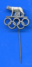 SPILLA ARGENTO LUPA OLIMPIADI 1960 ROMA