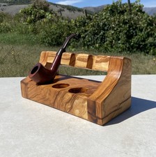 Portapipe in legno di ulivo