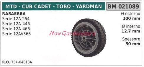 Ruota mtd rasaerba - mtd, tosaerba