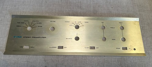 Faceplate preamplificatore