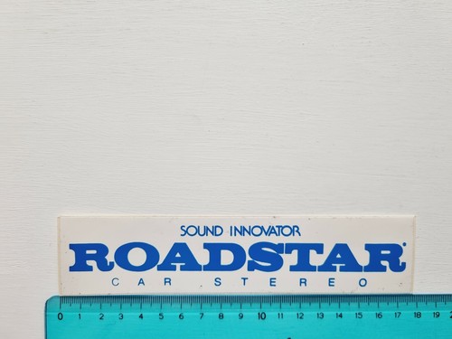 Adesivo roadstar car stereo - adesivo,