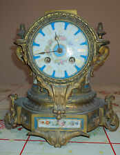 Orologio da Tavolo in metallo e Smalti Policromi, Meccanismo Parigina