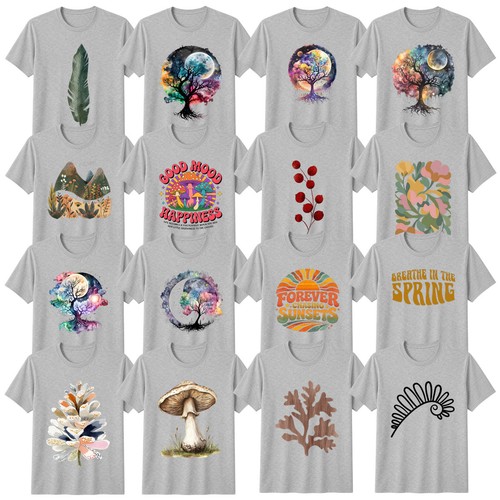 Shirt floreale albero della - floreale,