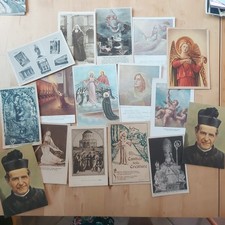 agiografia lotto iconografia sacra santi santini cartoline cattolici chiesa