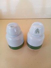 LOT OF 2 PORCELAIN INSULATORS