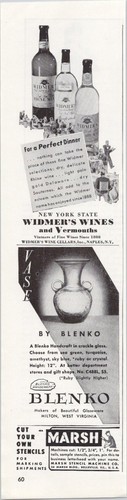 Widmer wines vaso vetro - widmer's,