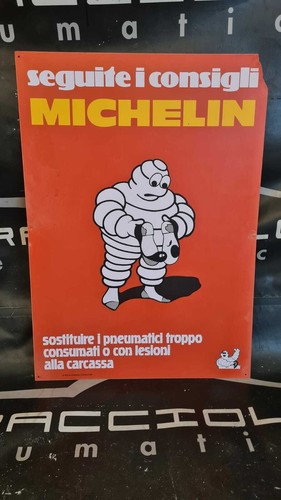 Insegna vecchio logo michelin - vecchio,