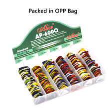 Lotto 100 pezzi plettri chitarra Alice AP-Q in ABS opaco multi spessore colori misti