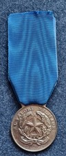 REPUBBLICA ITALIANA DECORAZIONE BRAVERY MEDAGLIA "ARGENTO" AL VALORE MILITARE