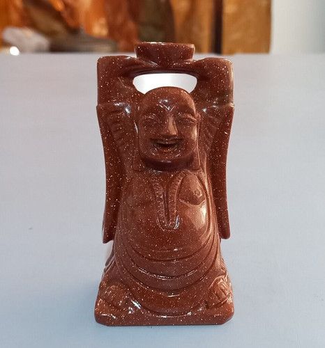 9cm sorridente buddha - buddha, statua