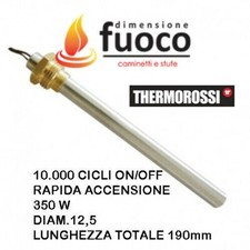 CANDELETTA RESISTENZA PER STUFA PELLET THERMOROSSI 350 W ref. 60013639 cod. 1011